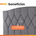 Ver imagem 6 de Cabeceira Estofada para Cama Box Casal Belize de 1,40m