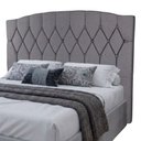Ver imagem 1 de Cabeceira Estofada para Cama Box Casal Belize de 1,40m