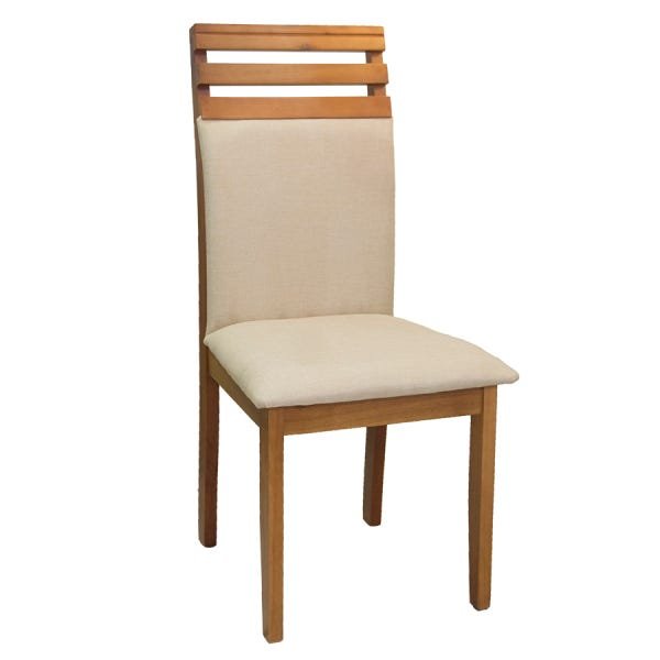 Conjunto Mesa de Jantar Laqueada com 4 Cadeiras de Madeira Estofada Design Ferrugine - 7
