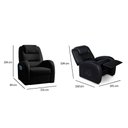 Ver imagem 4 de Poltronas de Amamentação Reclinável Luxobel Colonus Two Way Courano Preto - Probel