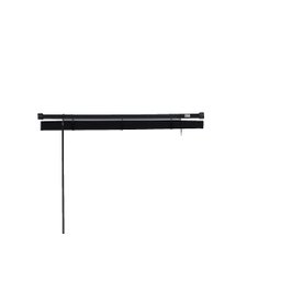 Persiana Horizontal PVC Preta (Largura 90 x 120 cm Altura) 25mm - cortina 0,90 x 1,20 m - 6