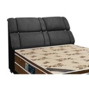 Ver imagem 1 de Cabeceira Cama Box Estofada Casal Casal Imperador Suede Cinza - Simbal
