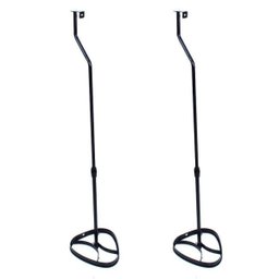 Par Suporte Pedestal Caixa Acústica Som Home Theater Preto - 1