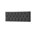 Ver imagem 2 de Cabeceira Painel Estofada Paris Suede Preto Queen 1,60m para Cama Box