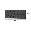 Ver mais imagens de Cabeceira Painel Estofada Paris Suede Preto Queen 1,60m para Cama Box