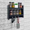 Ver imagem 3 de Porta Temperos para Cozinha 25 x 30cm Preto