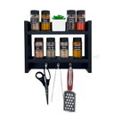 Ver imagem 2 de Porta Temperos para Cozinha 25 x 30cm Preto