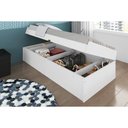 Ver imagem 2 de Cama Baú Camila Solteiro Framar Branco
