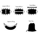 Ver imagem 3 de Rede de Dormir e Descanso para Casal Amarela 100% Algodão com Madeira