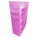 Ver imagem 2 de Garda Roupa Armario Sapateiro Organizador Cabideiro Duplo Portatil Casa Quarto