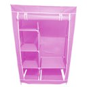 Ver imagem 3 de Garda Roupa Armario Sapateiro Organizador Cabideiro Duplo Portatil Casa Quarto