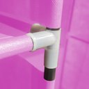 Ver imagem 6 de Garda Roupa Armario Sapateiro Organizador Cabideiro Duplo Portatil Casa Quarto