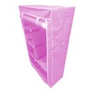 Ver imagem 1 de Garda Roupa Armario Sapateiro Organizador Cabideiro Duplo Portatil Casa Quarto