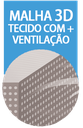 Ver imagem 5 de Colchão Solteiro Castor Black e White Air Double Face D33 88x188x27