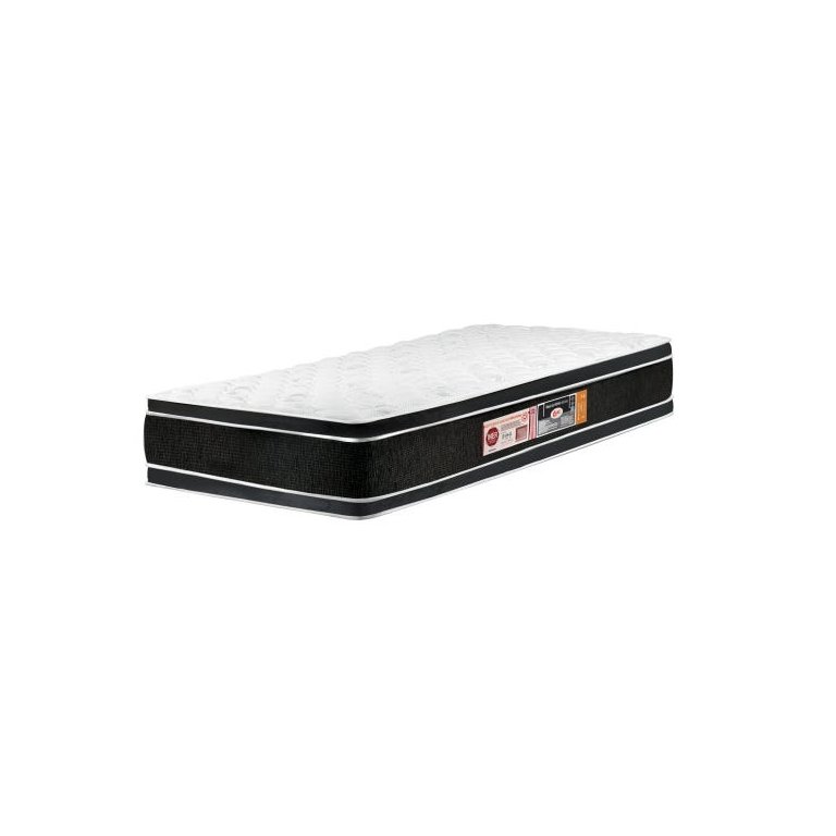 Colchão Solteiro Castor Black e White Air Double Face D33 88x188x27