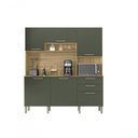 Ver imagem 3 de Armario de Cozinha Compacto com Nicho 6 Portas 2 Gavetas Ferrara Freijo Real