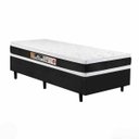Ver imagem 3 de Cama Box Solteiro Castor Black e White Air Double Face D45 88x188x54 + Box Castor