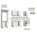 Ver imagem 3 de Cozinha Completa Reims com Armário e Balcão Branco Madesa