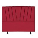 Ver imagem 2 de Cabeceira Estofada Bélgica 160CM Queen Suede Vermelho - D A DECOR