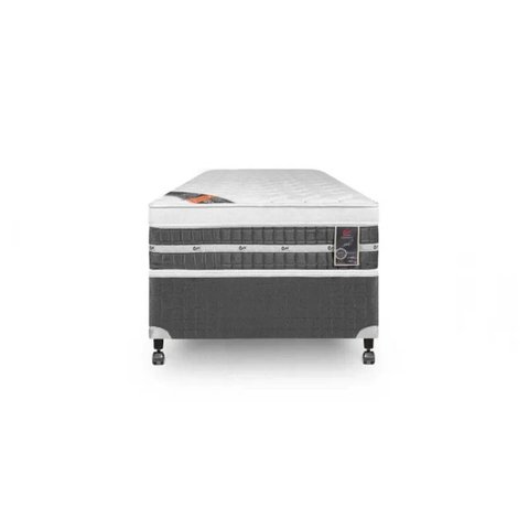 Cama Castor Solteiro Premium Gel Pocket 88x188x59 + Box Castor