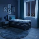 Ver imagem 2 de Cama Castor Solteiro Premium Gel Pocket 88x188x59 + Box Castor