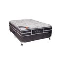 Ver imagem 1 de Cama Box Casal Castor Super Luxo Latex Slx One Face 138x188x57 + Box Castor