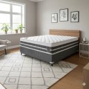 Ver imagem 1 de Cama Box Casal Castor Premium Gel Pocket 138x188x59 + Box Castor