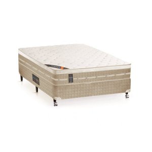 Cama Castor Casal Premium Tecnopedic 138x188x57 + Box Castor