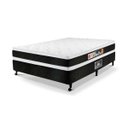 Ver imagem 1 de Cama Box Casal Castor Black e White Air Double Face D45 138x188x54 + Box Castor