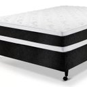Ver imagem 3 de Cama Box Casal Castor Black e White Air Double Face D45 138x188x54 + Box Castor