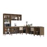Cozinha Modulada Completa Fidelitá Berlim 6 Peças 536cm 16 Portas 4 Gavetas com Tampo - 2