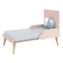 Ver imagem 4 de Quarto de Bebê Theo 3 Portas Cômoda Gaveteiro Rosa com Pés Madeira Natural - Reller