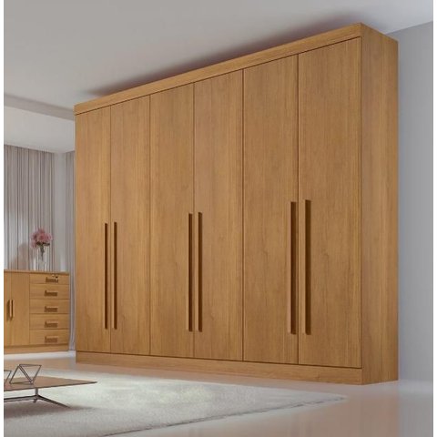 Guarda Roupa da Vinci 6 Pts 100% Mdf - Ddoro Móveis