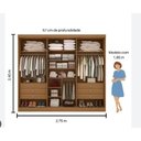 Ver imagem 3 de Guarda Roupa da Vinci 6 Pts 100% Mdf - Ddoro Móveis