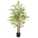 Ver imagem 1 de Planta Árvore Artificial Bambu Real Toque C/Pote X1050 Verde 1,20m
