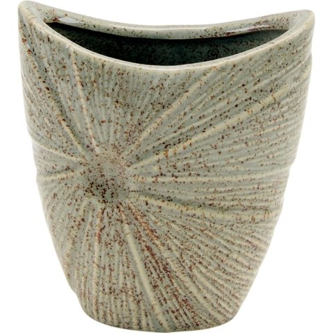 Vaso Home&Co Prunevaso Decorativo Cachepô Enfeite  20x17x9cm Cerâmica Marfim