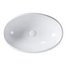 Cuba cerâmica/porcelana/louça banheiro de apoio oval 129 - 2