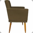 Ver imagem 3 de Kit 2 Poltronas Decorativa para Sala Recepção Nina Capitonê Suede Cores Pé Palito