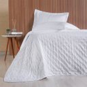 Ver imagem 2 de Kit Colcha Queen Sensatti 3d Embossed 240x260cm Branco