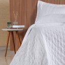 Ver imagem 3 de Kit Colcha Queen Sensatti 3d Embossed 240x260cm Branco