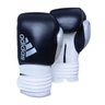 Kit Luva Boxe Adidas Hybrid 300 Preto/Branco com 3 Bandagens e Protetor Bucal - 12 Oz - 2