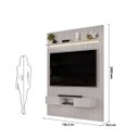 Ver imagem 6 de Painel com Bancada para Tv até 65 Polegadas Ripado com Led Dj Móveis Trento 183 Bali