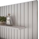 Ver imagem 4 de Painel com Bancada para Tv até 65 Polegadas Ripado com Led Dj Móveis Trento 183 Bali