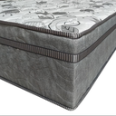 Ver imagem 2 de Cama Box King 193 Bipartido Tecido Sintético Branco com Colchão de Molas Ensacadas Evolution - Probe