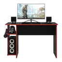 Ver imagem 2 de Mesa Gamer 3875 Preto Vermelho Qmovi