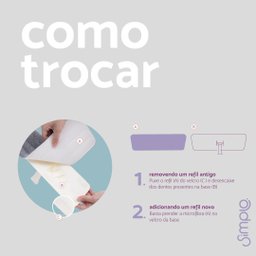 Refil para mop spray de microfibra - Simplo - 6