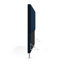 Ver imagem 4 de Cabeceira Nashira 195 para Cama King N-025 Veludo Azul Marinho Aradecor