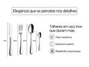 Ver imagem 2 de Conjunto de Talheres 16 Peças Aço Inox Mesa Cozinha Completo
