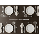 Ver imagem 6 de Conjunto de Talheres 16 Peças Aço Inox Mesa Cozinha Completo
