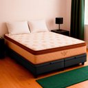 Ver imagem 1 de Cama Box Baú King Cinza e Colchão Victory Molas Vstore
